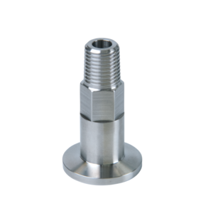 Screw-In flange with NPT thread, male, stainless steel 1.4301/304