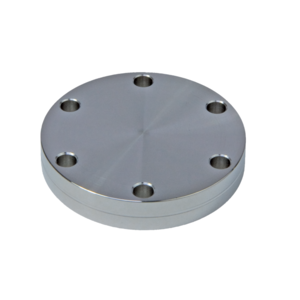 Blank flange, with metric thread, stainless steel 304L