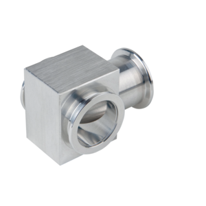 Tee, DN 16 ISO-KF, Aluminum EN AW 2011 Pb max. 0,4%