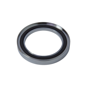 Outer centering ring with inner support ring, stainless steel 1.4301/304