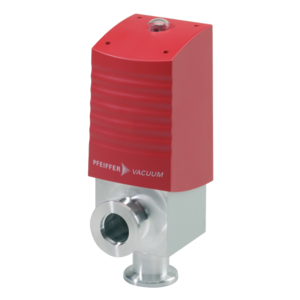 Angle valves, Electro-pneumatic, with position indicator (PI), with pilot valve (PV), normally open