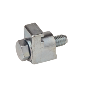 Claw clamp for base plate with sealing groove, zinc-plated steel