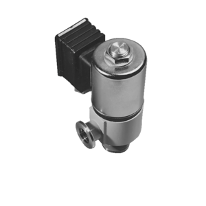 Angle valves, solenoid actuated