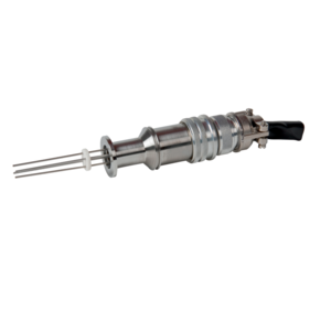 Thermocouple feedthrough, type K, flanged, with MS plug