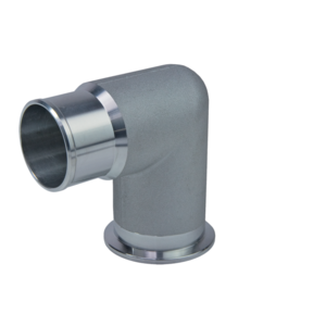Elbow with hose adapter, 90°, aluminum EN AW-6061