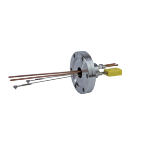 Kombinationsdurchführung Strom/Thermo, Typ K, auf Flansch