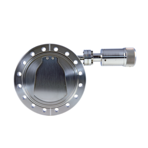 CF shutter, manually actuated, stainless steel