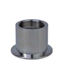 Flange with tube thread, without seal, stainless steel 1.4301/304