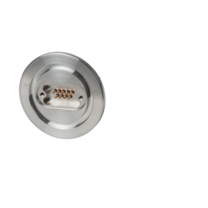 D-Sub feedthrough, flanged