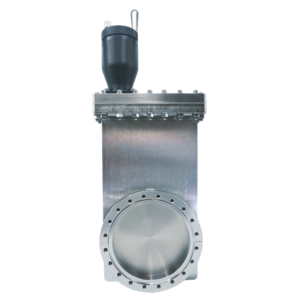 UHV gate valve, DN 200 CF, UNF, manual, SS/Cu/FKM