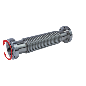 Corrugated Hose, Flexible, Stainless Steel: Flange 304L, Bellows 316L